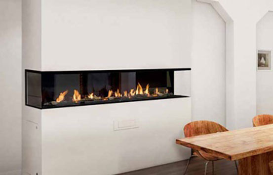 Lareira Bio de Parede de Ebios Fire