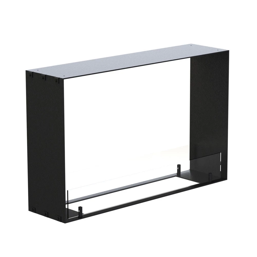 Foco Two 800 Slim - Lareira de bioetanol embutida em túnel de 2 lados slim - Ideal para paredes finas - Profundidade de 20 cm