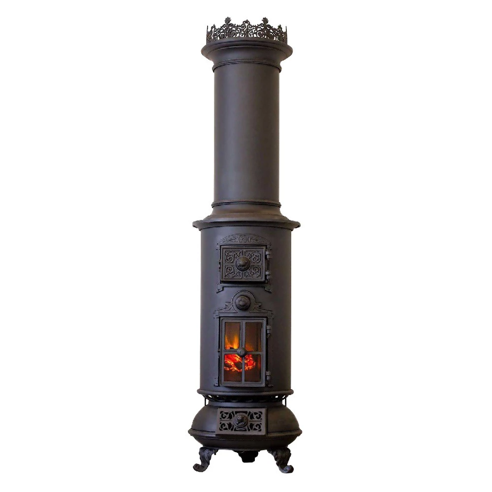 Lareira Elétrica Classic da Westbo of Sweden | Salamandra Elétrica Independente em Ferro Fundido | Lareira Elétrica Portátil num Design Tradicional