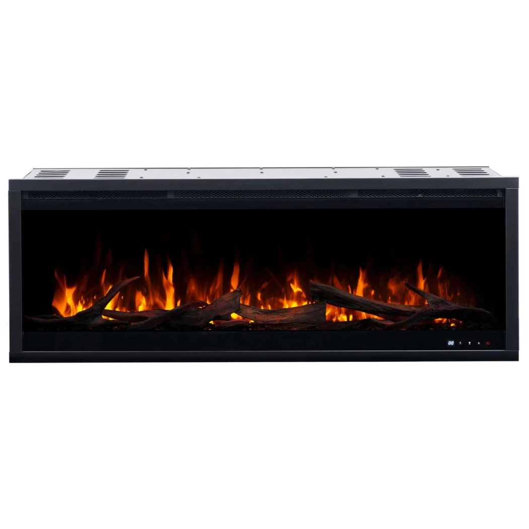 Aflamo Royal 3D 160 cm Lareira Elétrica – de Encastrar, Chama 3D, 1,5 kW Aquecimento, Controlo por App