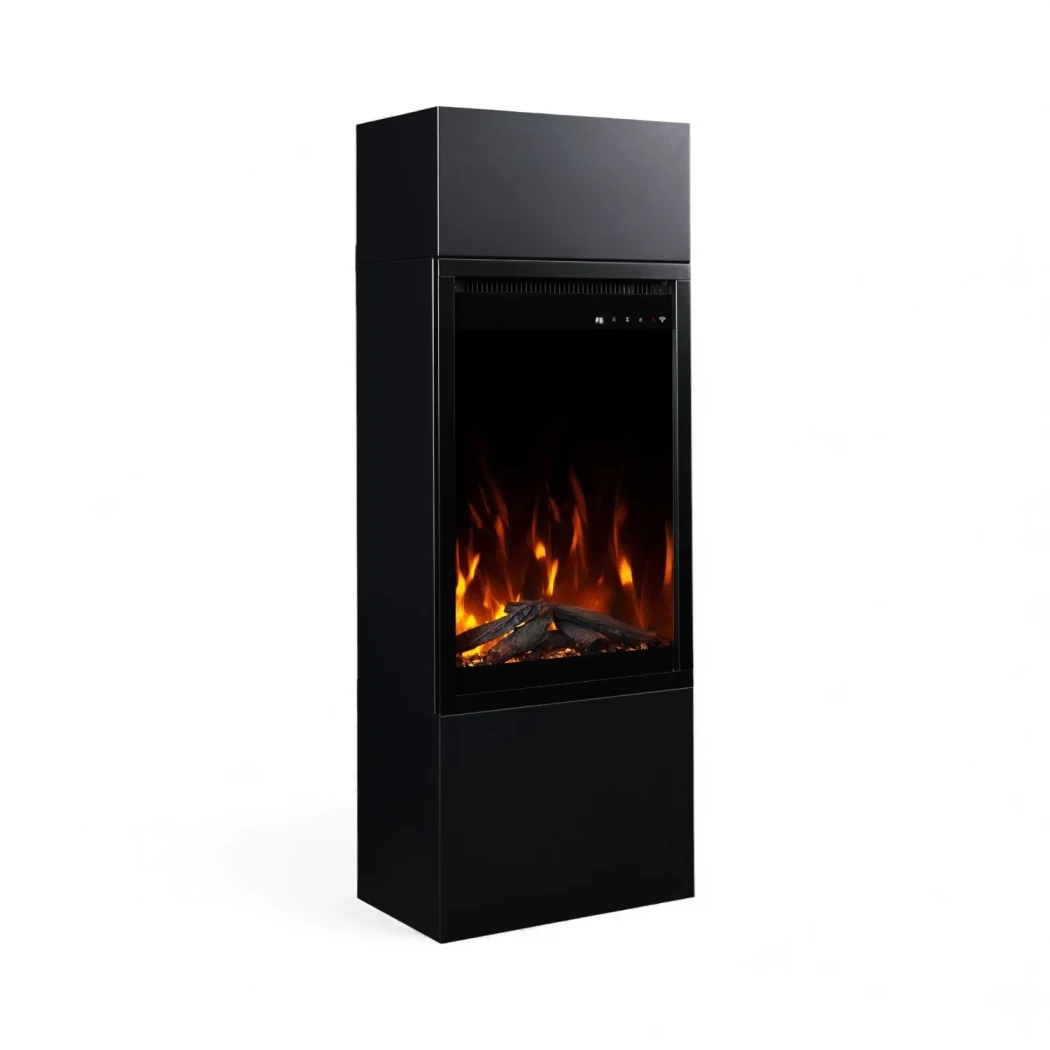 Milos 40 Lareira Elétrica Independente | Chamas Realistas & Potência de Aquecimento de até 1,5 kW