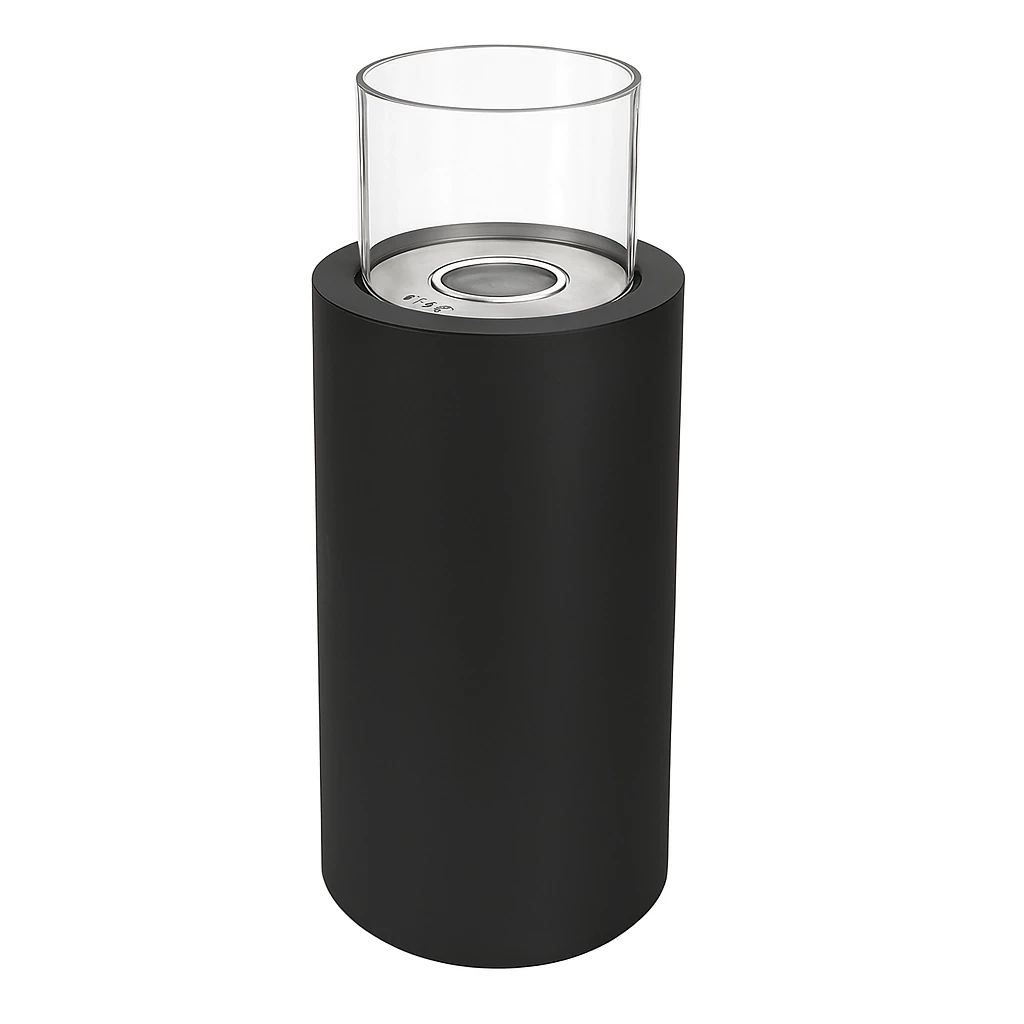 Dualis – Preto | Lareira Exterior a Bioetanol da ScandiFlames