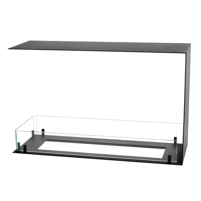 Foco Room Divider 800 Medium - Lareira de bioetanol de 3 lados - Perfeita como divisória de espaços - Até 7,5 horas de tempo de queima
