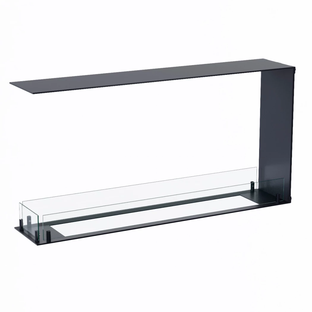 Foco Room Divider 1000 Slim - Lareira a bioetanol embutida - Largura: 100 cm - Até 6,5 horas de tempo de queima