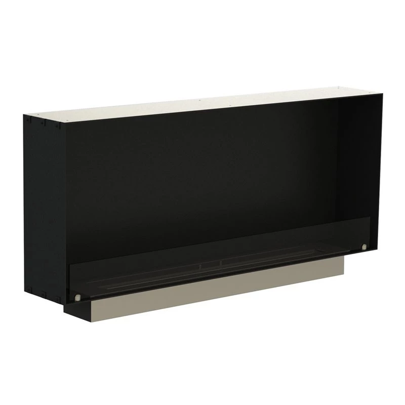 Foco One 1200 Slim - Lareira a bioetanol para instalação em parede - Solução elegante e que poupa espaço - Até 6 horas de tempo de queima