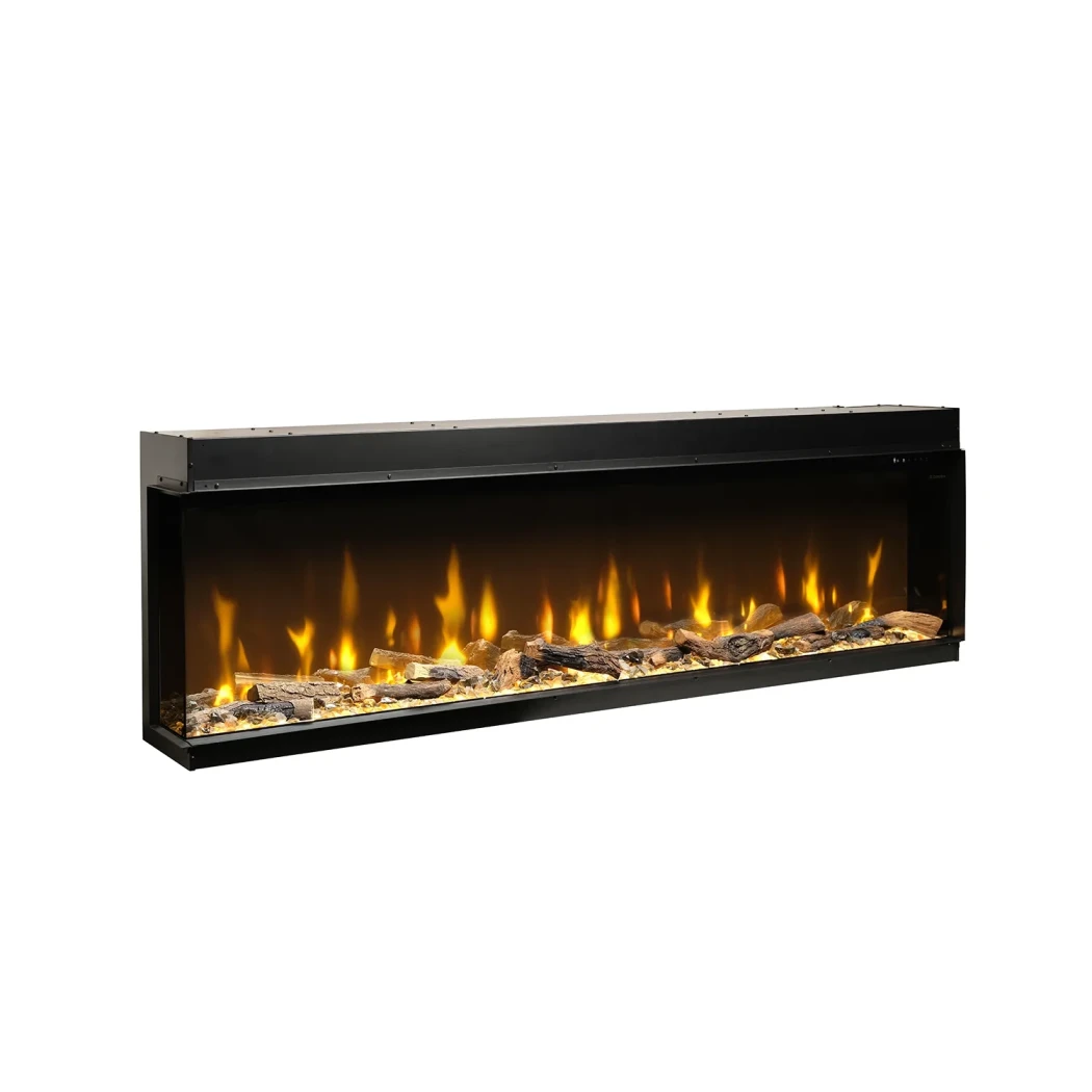Dimplex Ignite Bold 74 - Lareira Elétrica Embutida de 188 cm de Largura - Opção para Lareira de 1, 2 ou 3 Lados - Controle Remoto e por Aplicativo