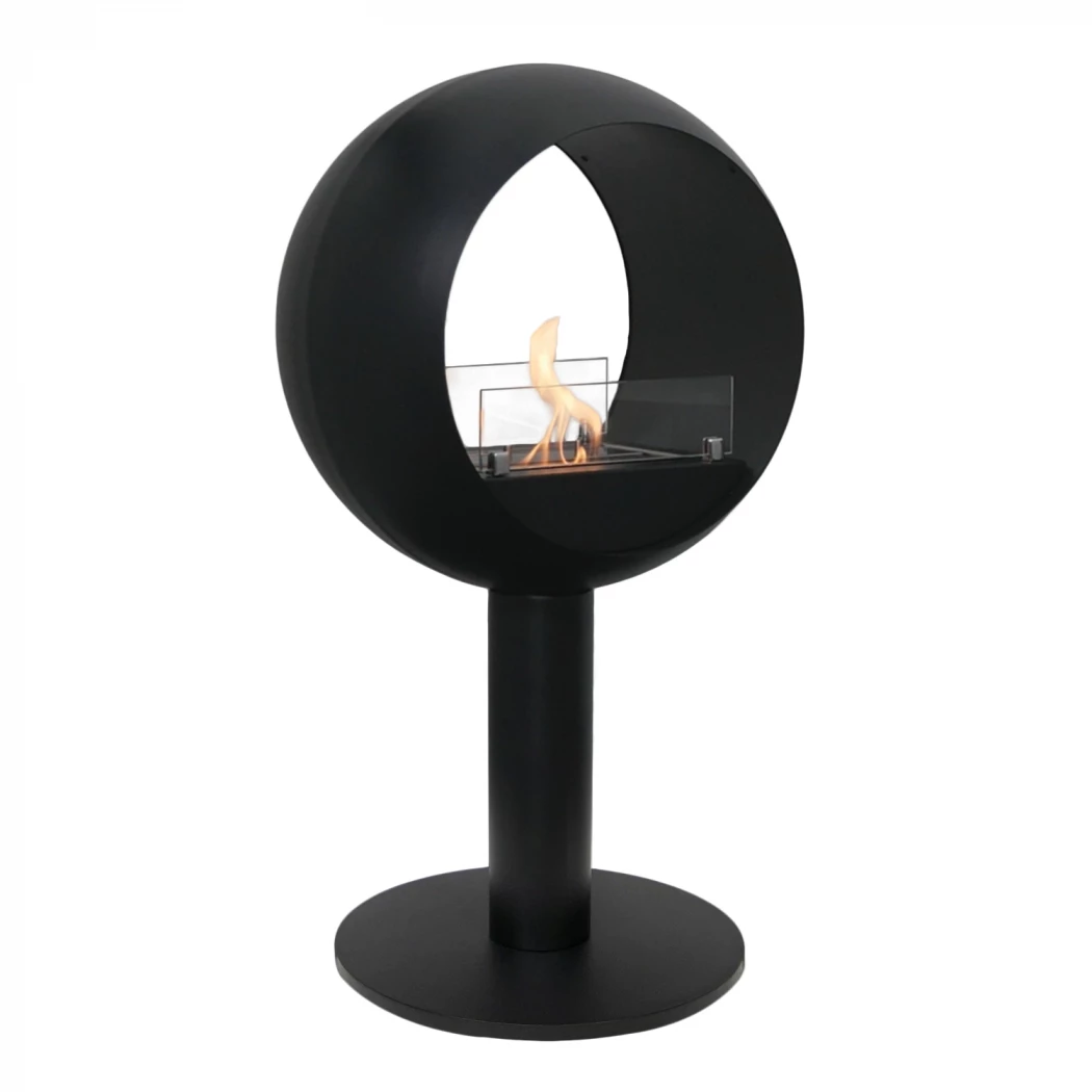 ScandiFlames Edmonton 2 Faces - Lareira a Bioetanol Independente em Forma de Cúpula Elegante - 4,5 horas de tempo de queima