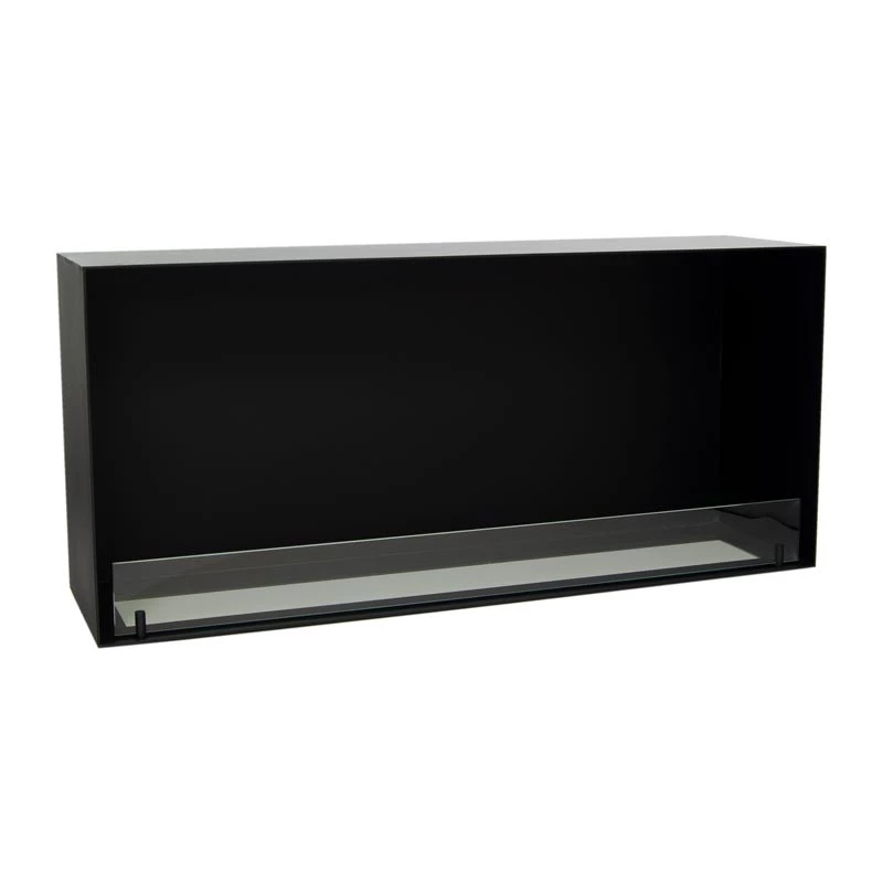 Foco One 1100 Medium - Lareira a Bioetanol Embutida de Um Lado - Projetada para Instalação em Parede - Até 6,5 kW de Saída de Calor