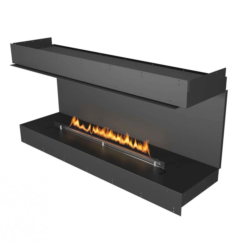 Lareira a Bioetanol Planika Forma 1500 de 3 Lados - Planika Fires - Lareira embutida - FLA4 - Lareira a Bioetanol Automática com Comando à Distância -