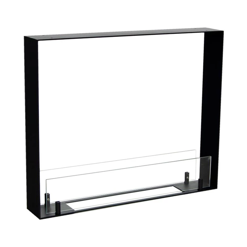 Foco Two 600 Ultra Slim - Lareira a Bioetanol Embutida - Projetada para Paredes Estreitas de 10 cm - Até 7 Horas de Tempo de Queima