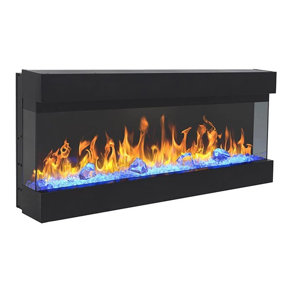 Lareira Elétrica Aflamo Imperial 36" de Parede – Chama de 3 Lados, Design Moderno, Controlo Remoto