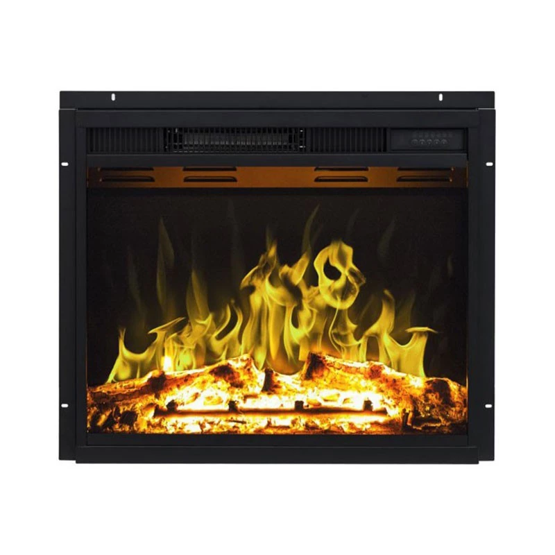 LED Clássica Lareira Elétrica de Encastrar 89 cm – Chamas Ajustáveis & Design de Parede Elegante