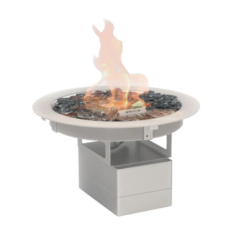 Planika Fires Galio Fire Pit Insert Automatic - Inserção de lareira a gás - Para projetos DIY - Instalação em mesa - Potência calorífica até 5 kW - 