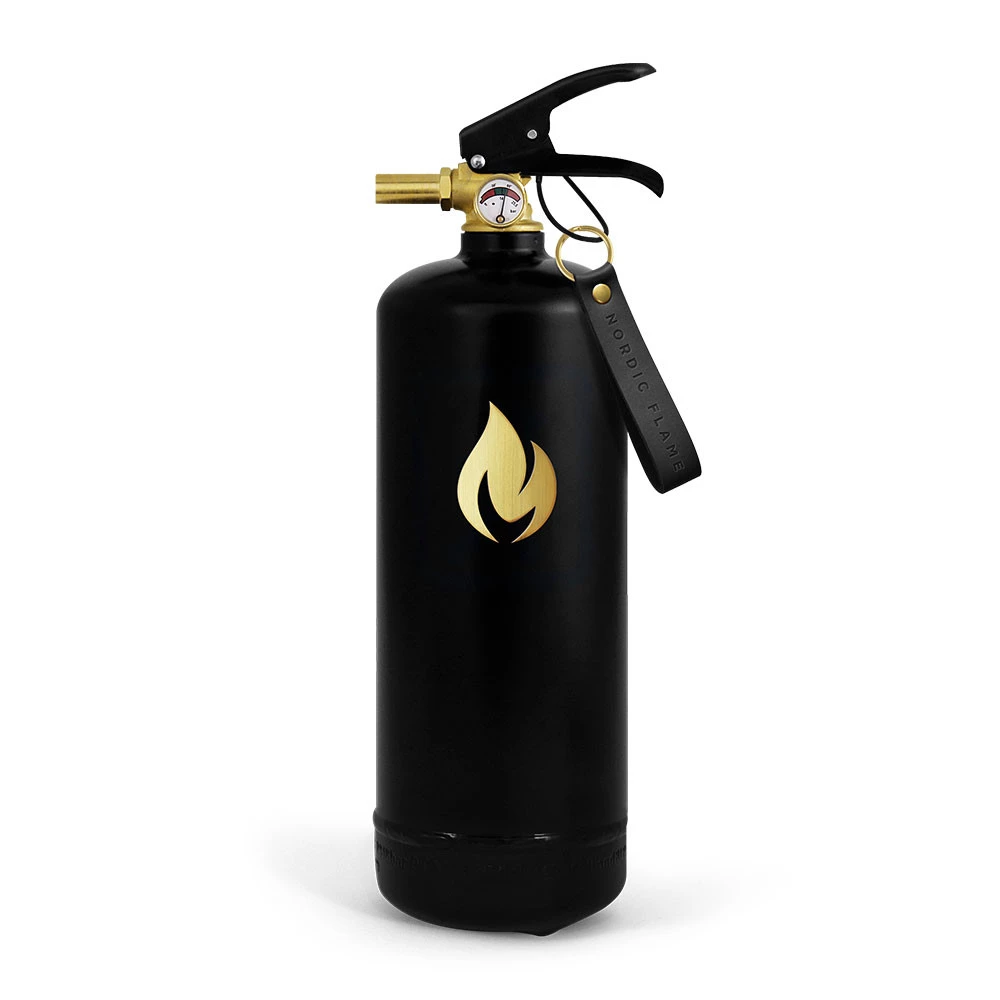 Extintor Preto 2 kg - Símbolo Dourado