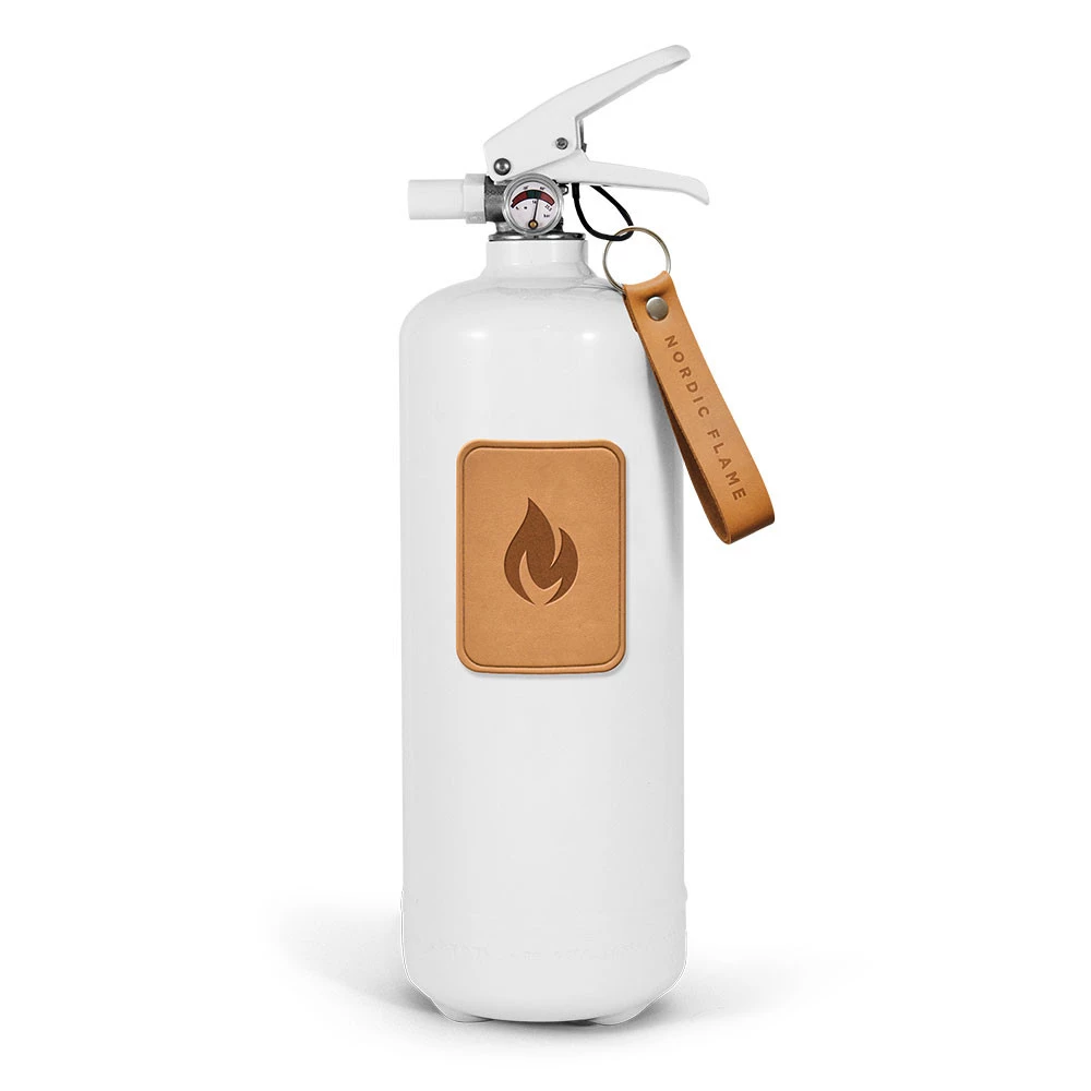 Extintor Branco 2 kg - Couro Claro