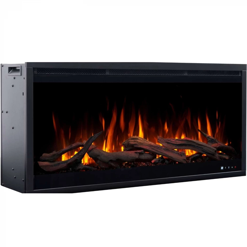 Lareira Elétrica de Parede Royal 3D - Preto | Aflamo Fireplaces