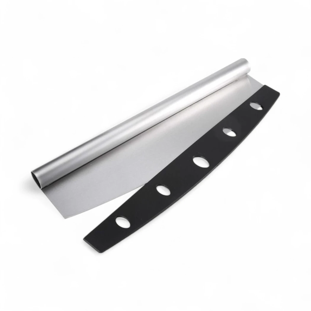 ScandiCrust SteelLine cortador de pizza com pega ergonómica – 35 cm Steel Rocker de aço inoxidável