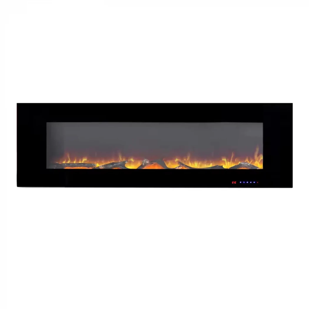 Inserto de Lareira - Com Recursos de Aquecimento e Ampla Abertura Visual - Lareira Elétrica Embutida