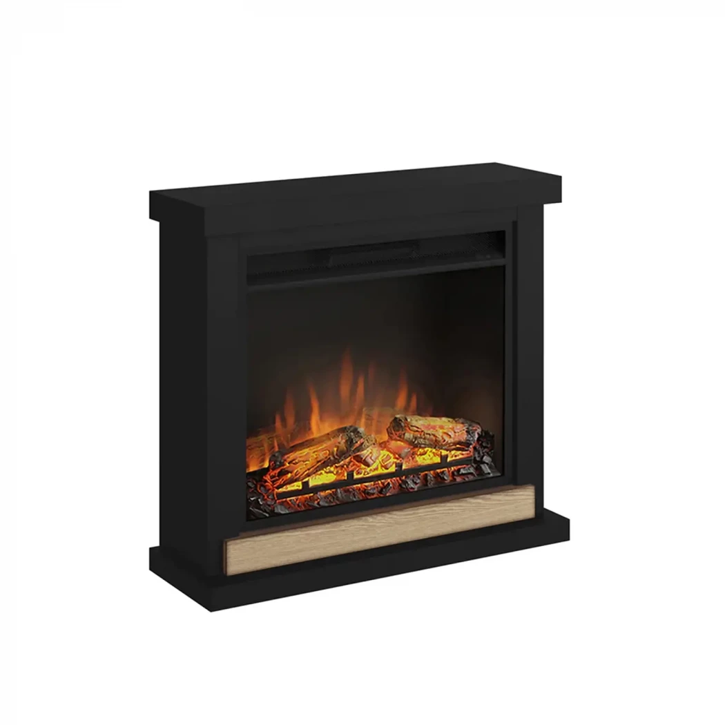 Lareira Elétrica TAGU Hagen – Aquecedor Independente Preto, 1500W, Controlo Remoto e Termostato