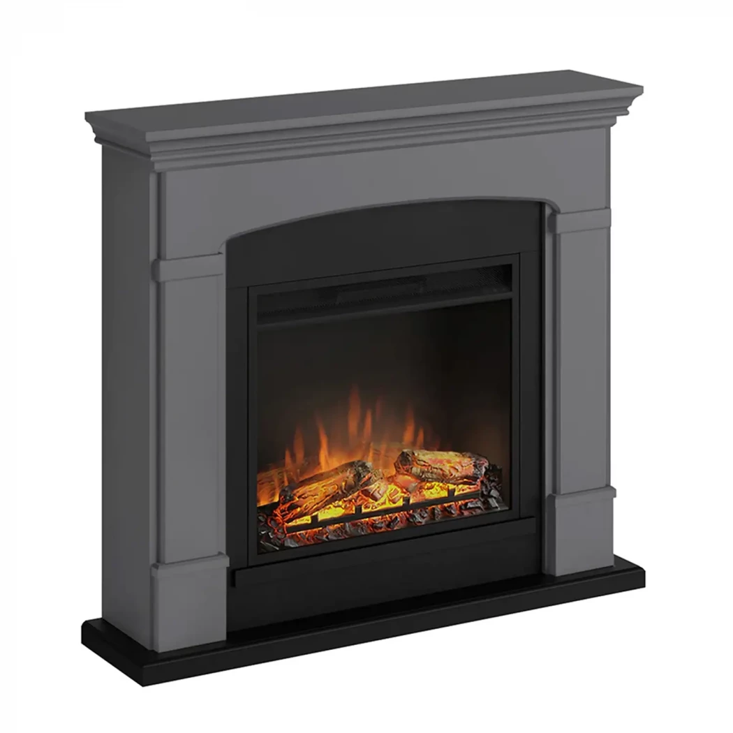 Lareira elétrica TAGU Helmi – design Cinza independente, Inserto PowerFlame 1 ou 2