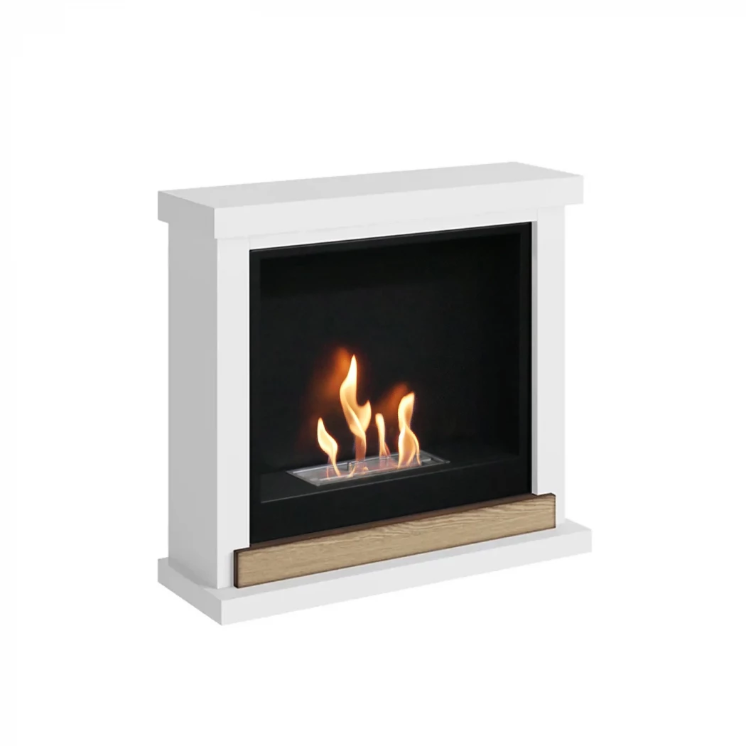 Lareira a Bioetanol TAGU Hagen – Branco, Conjunto Independente, 3 kW de Aquecimento