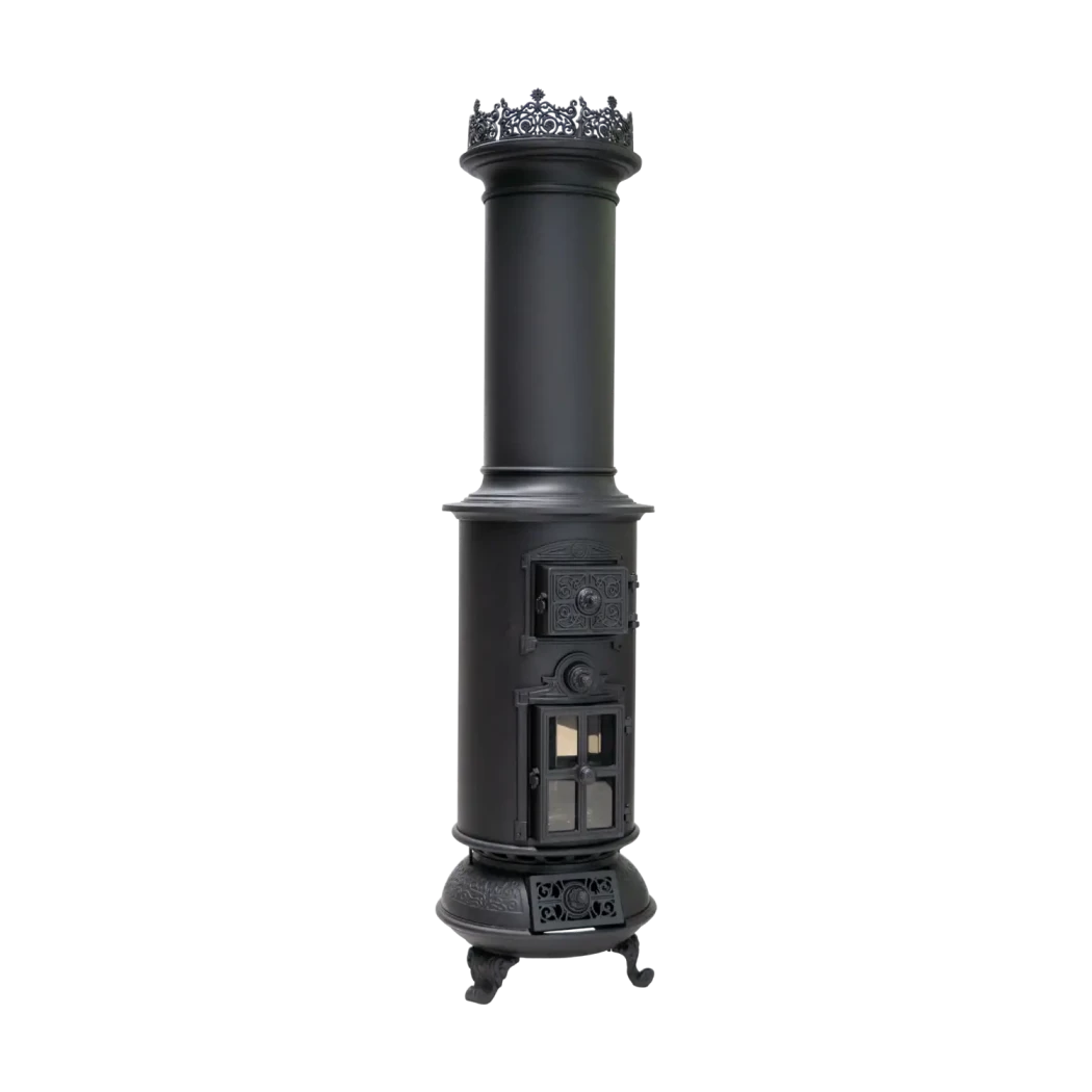 Westbo of Sweden Classic - Lareira de Bioetanol Independente Preta em Estilo Clássico - Potência de 2,3 kW e Tempo de Queima de 5 Horas