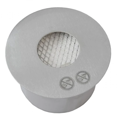 Queimador de bioetanol redondo de 0,9L em aço inoxidável. Queimador a Bioetanol Redondo 0,9L - Ø: 15 cm