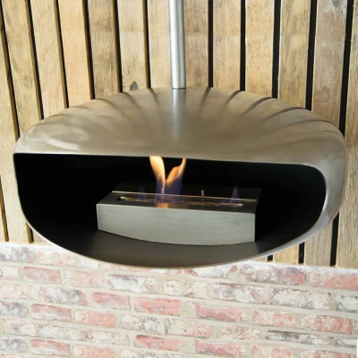 UFO-60 Lareira a Bioetanol Suspensa no Tecto - Aço