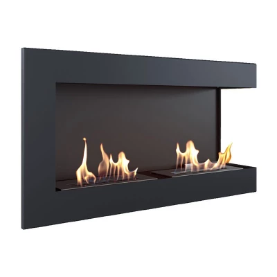 Lareira de Canto 90 cm - Direita