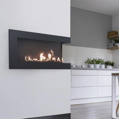 Lareira de Canto 90 cm - Direita