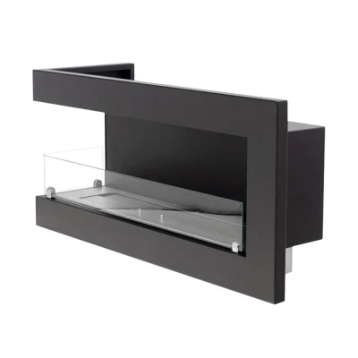 Lareira de canto voltada para a esquerda para instalação de 85 cm