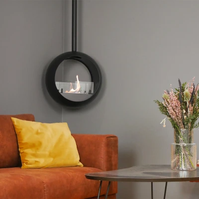 ScandiFlames Edmonton Lareira Bioetanol Suspensa de 2 Lados ScandiFlames Edmonton Lareira Bioetanol Suspensa de 2 Lados