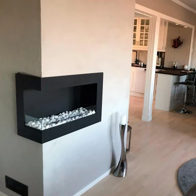 Lareira de Canto 70 cm - Esquerda Lareira de Canto 70 cm - Esquerda