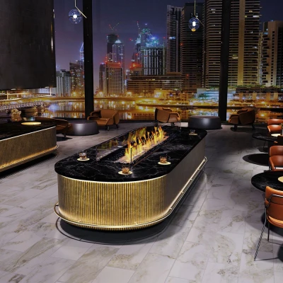 Linear 90 - Kit de Inserção Queimador a Bioetanol