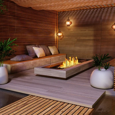 Linear 65 - Kit de Inserção Queimador a Bioetanol