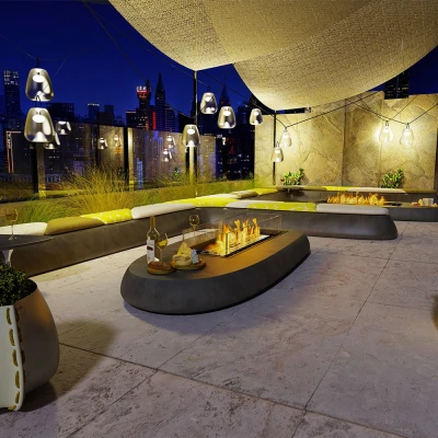 Linear 50 - Kit de Inserção Queimador a Bioetanol