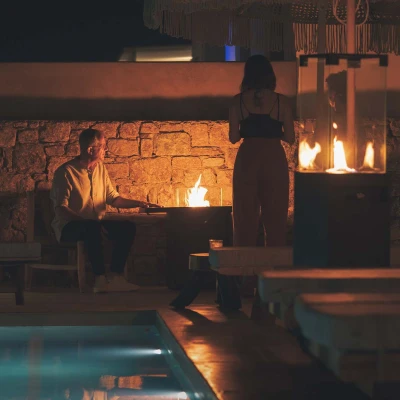 Planika Square - Lareira a Gás para Exterior Planika Square - Lareira a Gás para Exterior