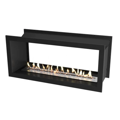 Icon Slimline Firebox SFBDS1350  - Preto