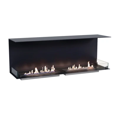 Foco Three 1500 - Lareira embutida de 3 lados com 150 cm Foco Three 1500 - Lareira embutida de 3 lados com 150 cm
