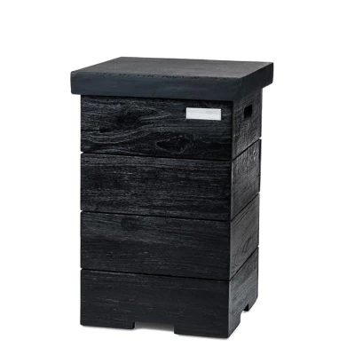 Estrutura para Garrafa de Gás - Teca Preto Estrutura para Garrafa de Gás - Teca Preto