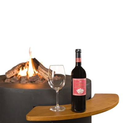 Mesa Lateral de Madeira para Mesa de Fogo - 2 un.