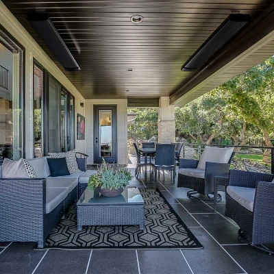 Aquecedor de exterior por infravermelhos Heation Heatbar Pro 2400 com controlo remoto e controlo Wi-Fi Aquecedor de exterior por infravermelhos Heation Heatbar Pro 2400 com controlo remoto e controlo Wi-Fi