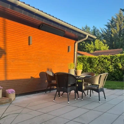 Heation Heatbar 1000 - Aquecedor Elétrico de Exterior | Compre aqui Aquecedor elétrico de exterior Heation Heatbar 1000 com calor por infravermelhos