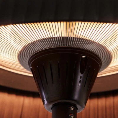 Aquecedor 900-1200-2100 W Ø60 cm - Preto Aquecedor 900-1200-2100 W Ø60 cm - Preto