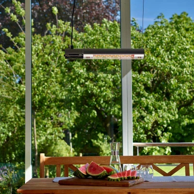 Aquecedor de Exterior de Parede 1500 W com Controlo Remoto Aquecedor de Exterior de Parede 1500 W com Controlo Remoto