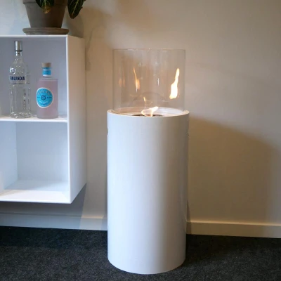 Lareira a Bioetanol em Branco para Exteriores Lareira a Bioetanol para Exteriores