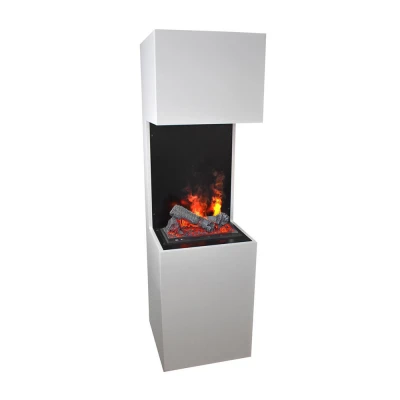 Beethoven Glow Fire Lareira a Vapor de água Beethoven - Branco
