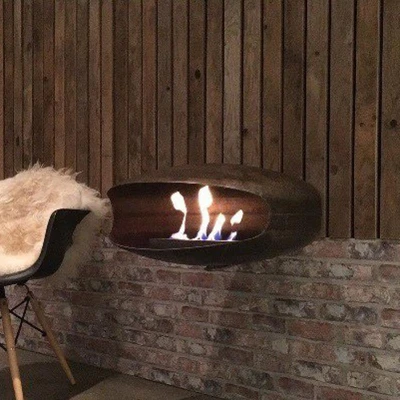 Hein & Haugaard - Lareira a Bioetanol Suspensa na Parede Hein & Haugaard - Lareira a Bioetanol Suspensa na Parede