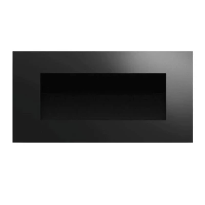 Icon Fires Nero 1150 - Lareira a Bioetanol Embutida - Preto