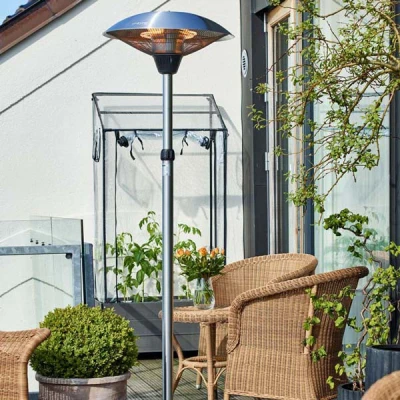 Telescope 900-1200-2100 W - Aquecedor Independente - Prateado